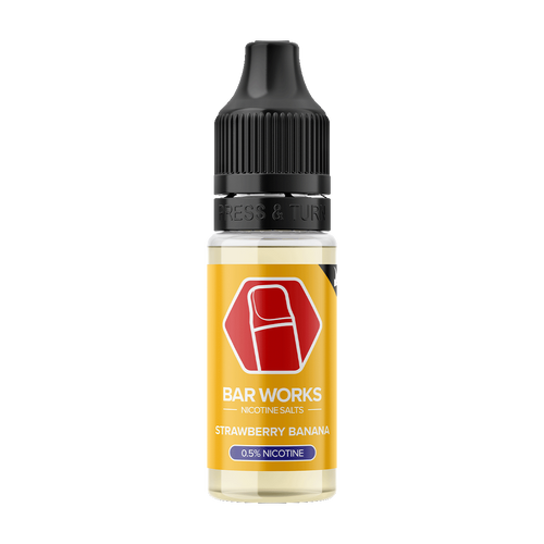 bar works nic salts strawberry banana 5mg 10ml