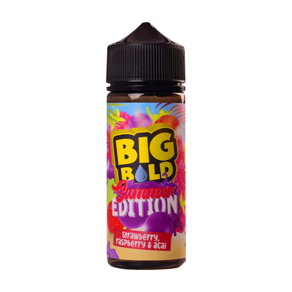 big bold 100ml shortfills strawberry raspberry acai