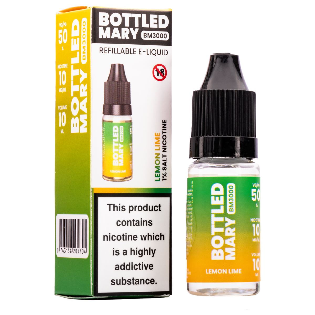 Bottled Mary E-Liquid | Vape Juice | Nic Salt E-Liquid  Vapemate