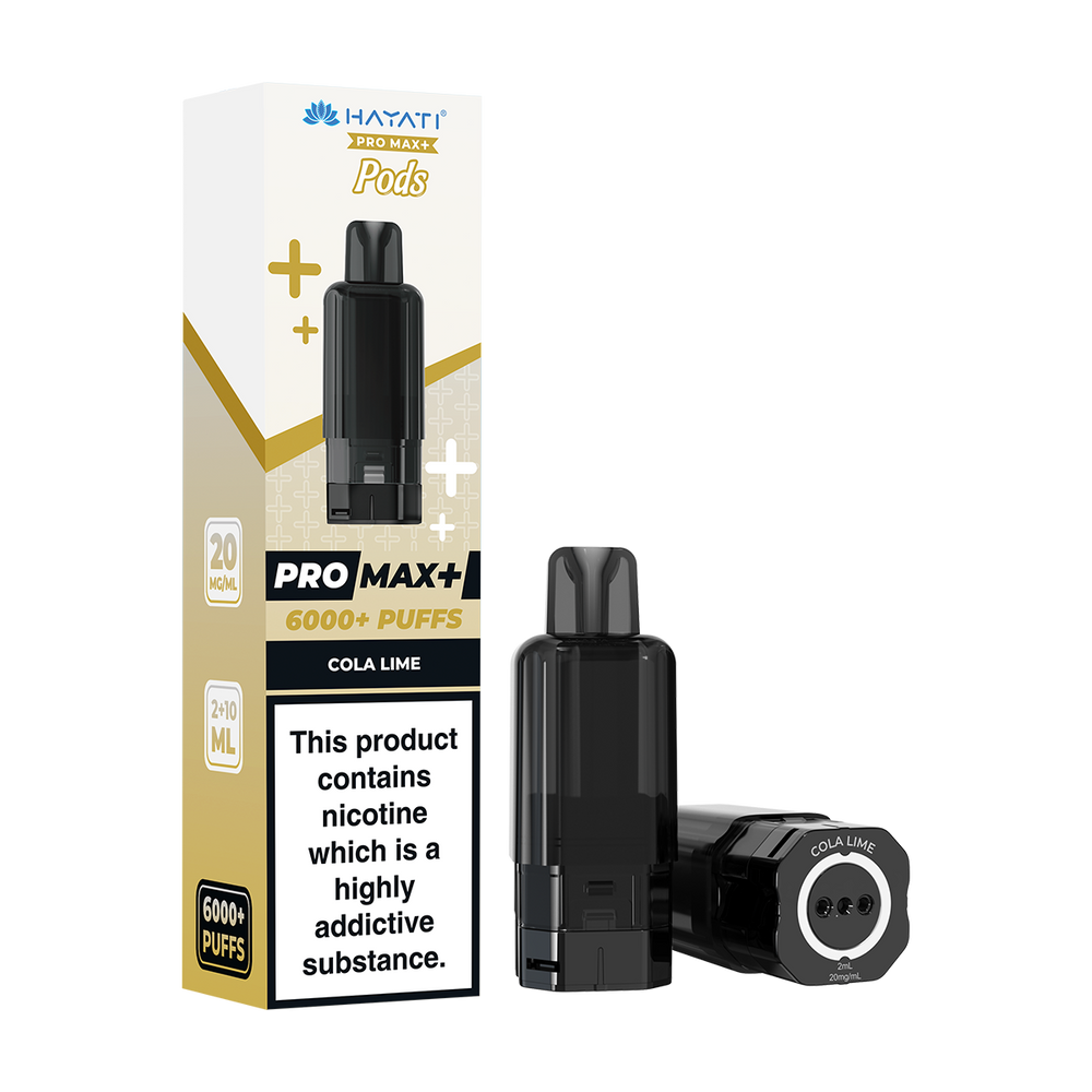 cola lime hayati pro max plus pods 6000