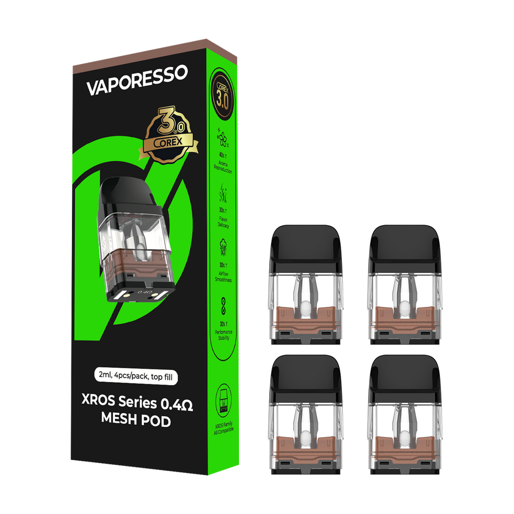 Vaporesso Xros Corex 3.0 Pods (Pack of 4) - 0.4ohm