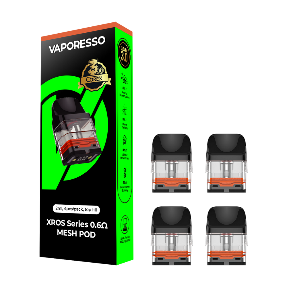 Vaporesso Xros Corex 3.0 Pods (Pack of 4) - 0.6ohm