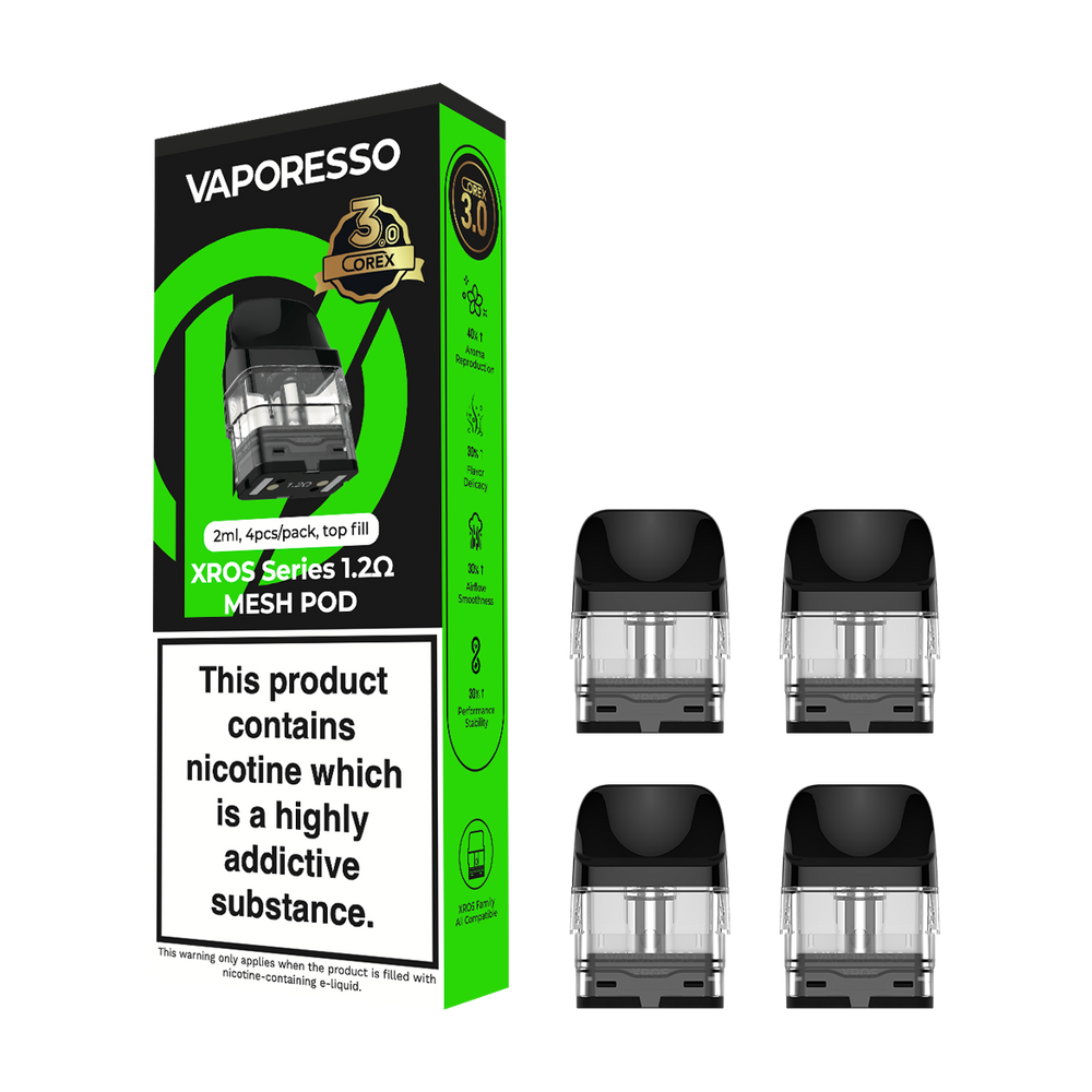 Vaporesso Xros Corex 3.0 Pods (Pack of 4) - 1.2ohm