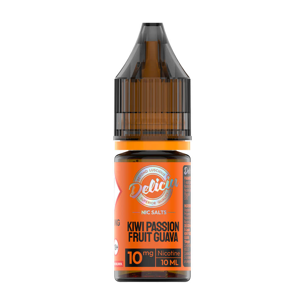 Kiwi Passion Fruit Guava Nic Salt by Deliciu 10ml 10mg