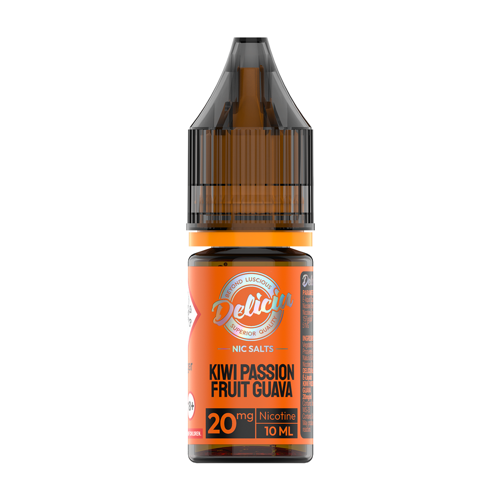 Kiwi Passion Fruit Guava Nic Salt by Deliciu 10ml 20mg