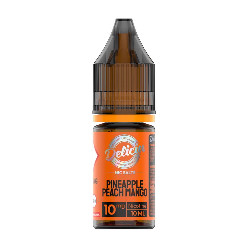 Pineapple Peach Mango Nic Salt by Deliciu 10ml 10mg