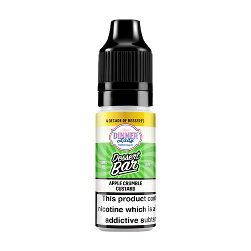 dinner lady bar salts desserts apple crumble custard 10ml