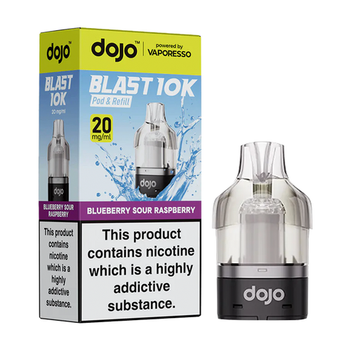 dojo blast 10k refill blueberry sour raspberry