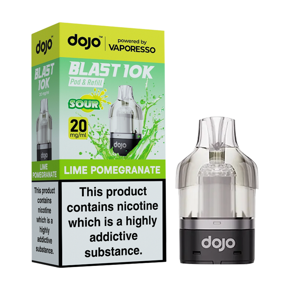 dojo blast 10k refill lime pomegranate