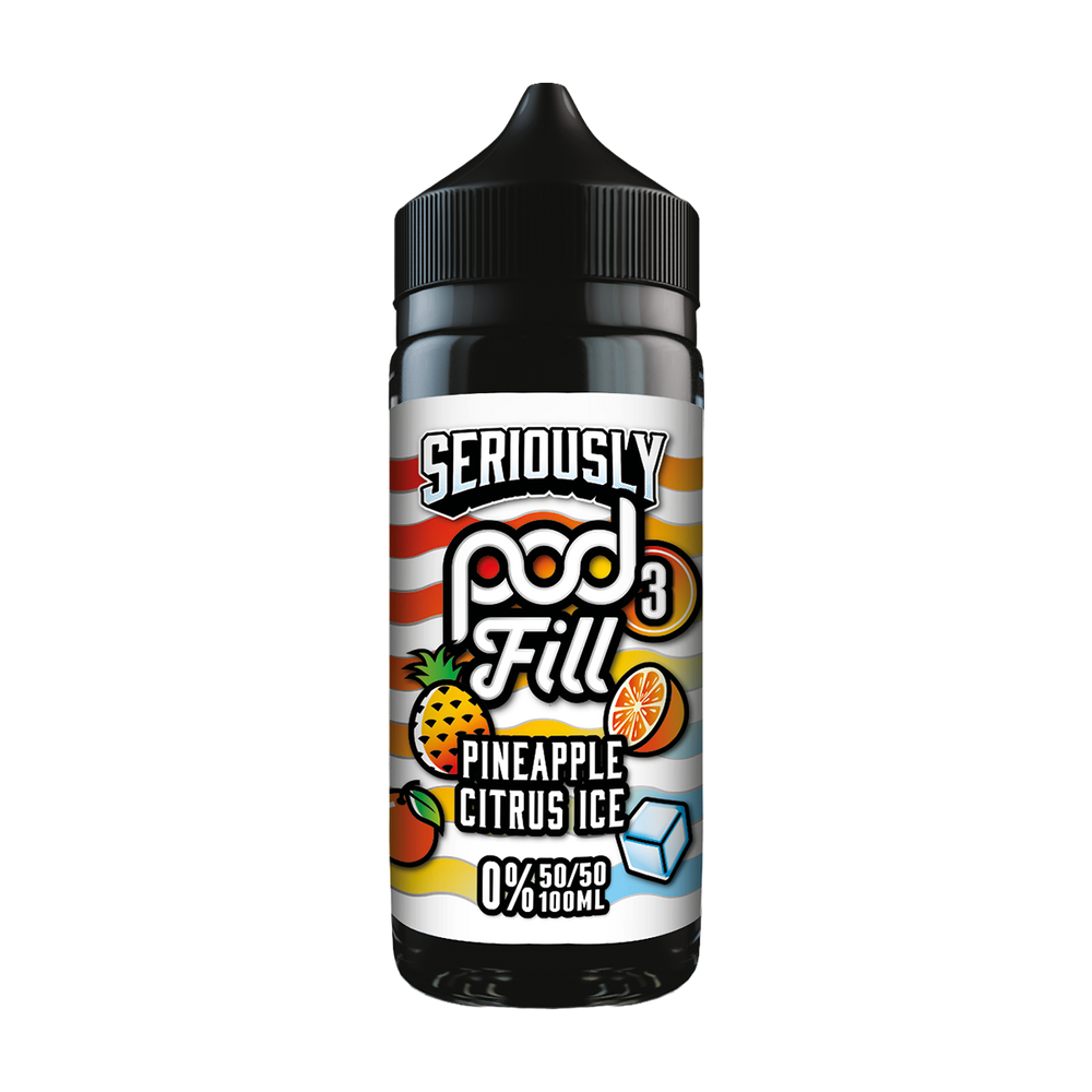 doozy 100ml seriously pod fill 3 pineapple citrus ice