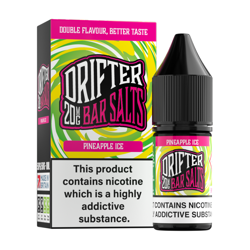 Pineapple Ice Nic Salt by Drifter Bar Salts 10ml 20mg