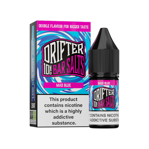 Mad Blue Nic Salt by Drifter Bar Salts 10ml 10mg