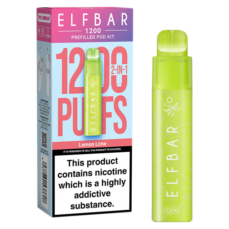 Lemon Lime Elf Bar 1200 Pod Kit