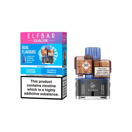 elf bar dual 10k refill blue edition