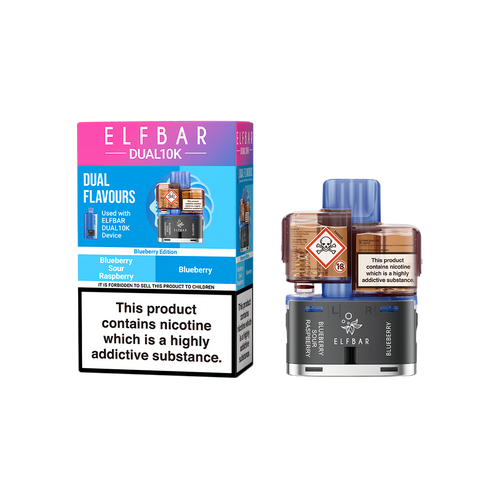 elf bar dual 10k refill blueberry edition