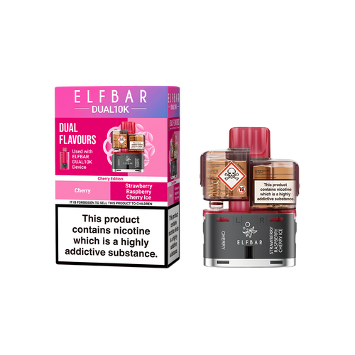 elf bar dual 10k refill cherry edition