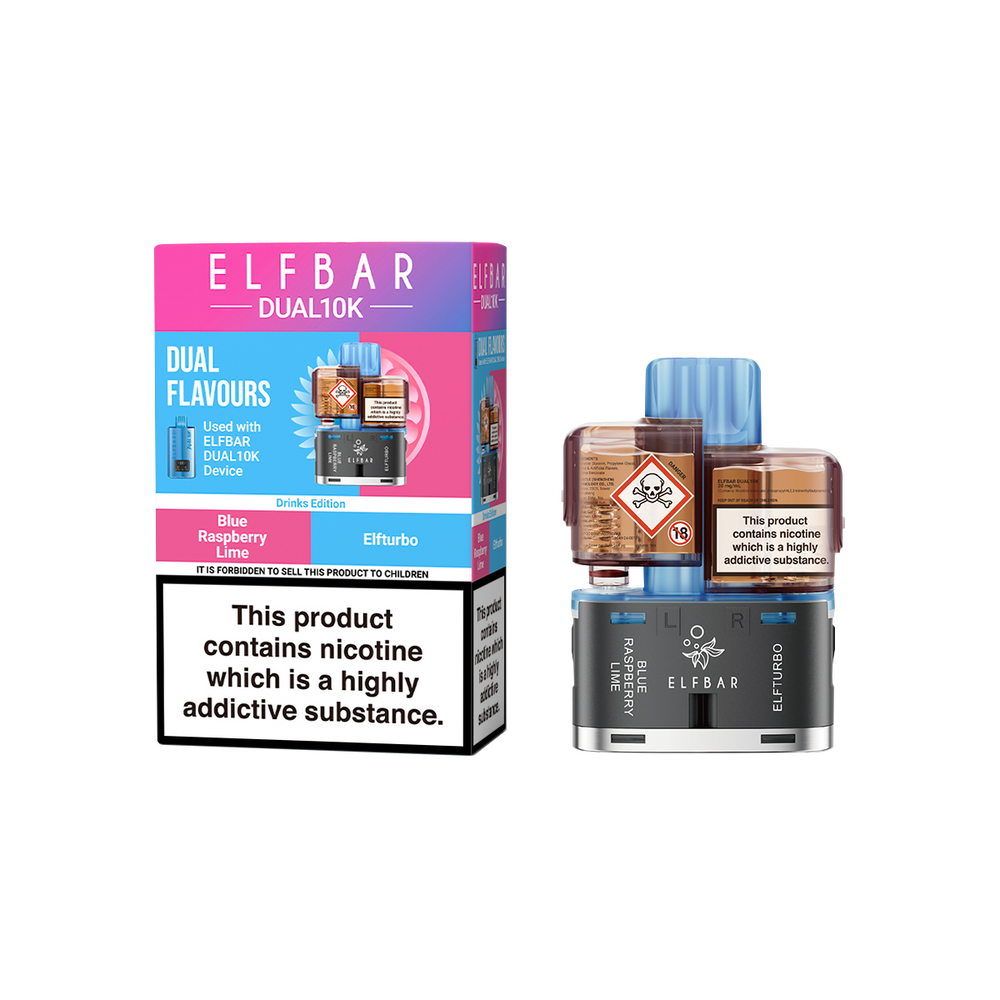 elf bar dual 10k refill drinks edition