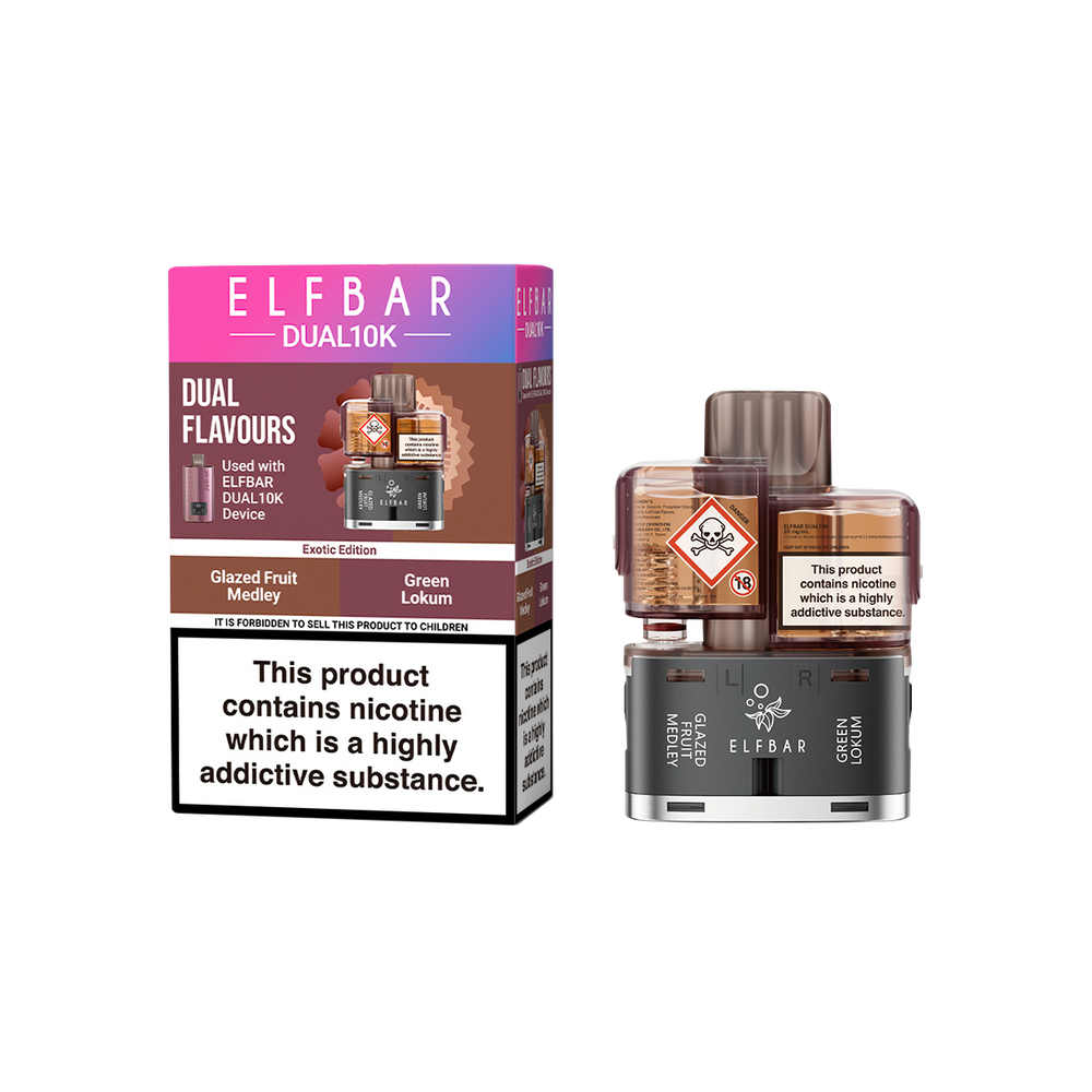 elf bar dual 10k refill exotic edition