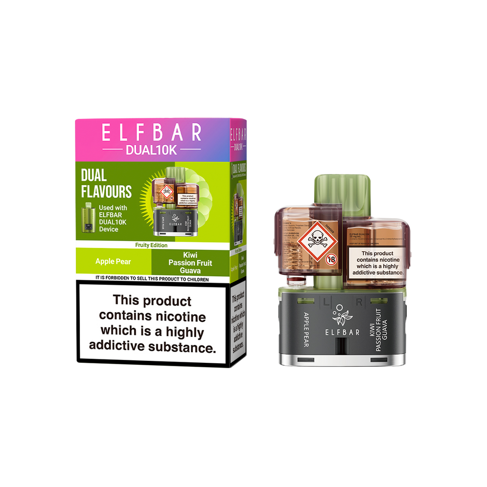 elf bar dual 10k refill fruity edition
