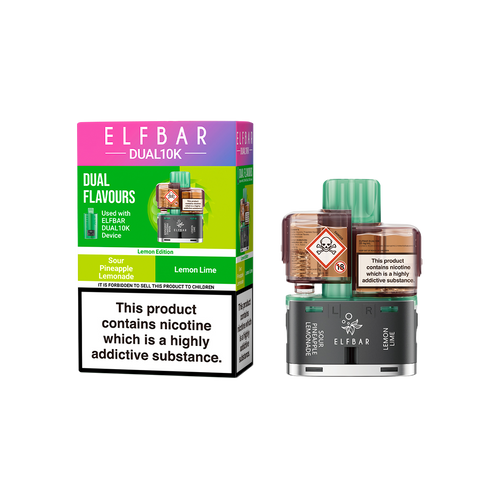 elf bar dual 10k refill lemon edition
