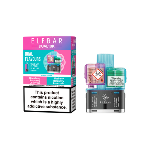 elf bar dual 10k refill purple edition