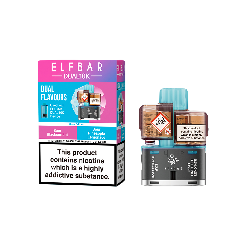 elf bar dual 10k refill sour edition