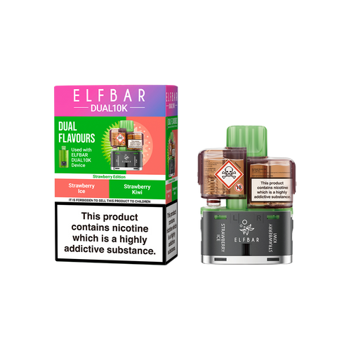 elf bar dual 10k refill strawberry edition