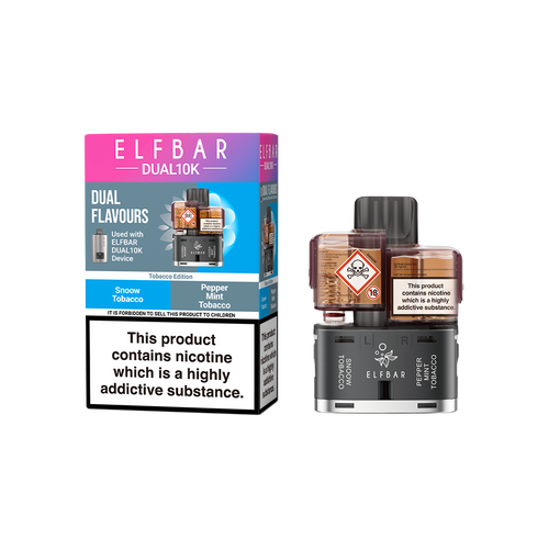 elf bar dual 10k refill tobacco edition