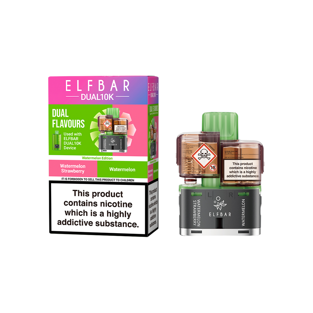 elf bar dual 10k refill watermelon edition