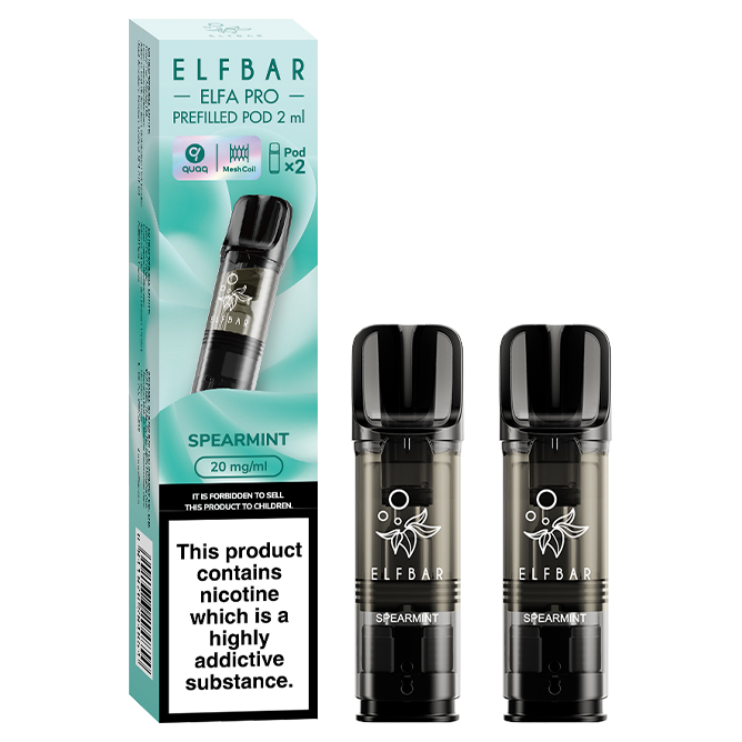 Spearmint Elf Bar Elfa Pro Pods