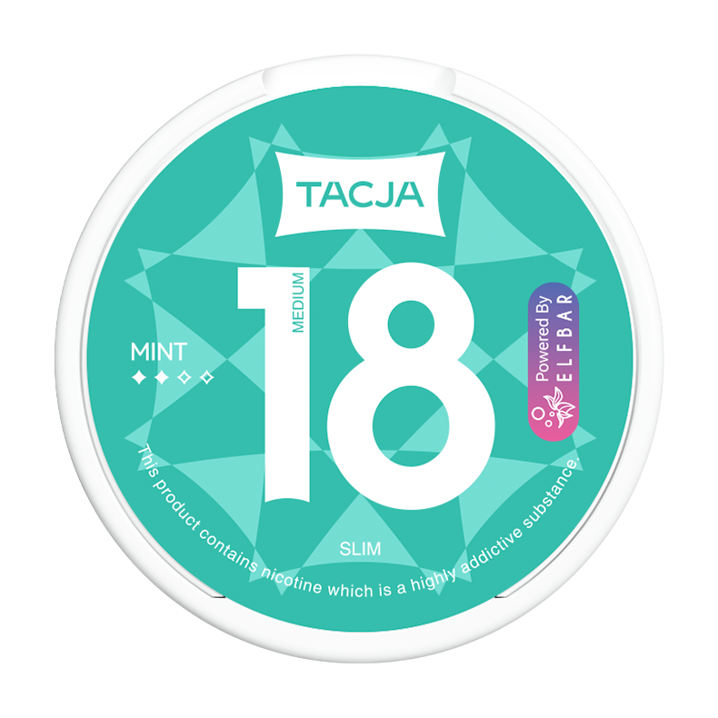 Mint Elf Bar TACJA Nicotine Pouches 18mg Medium