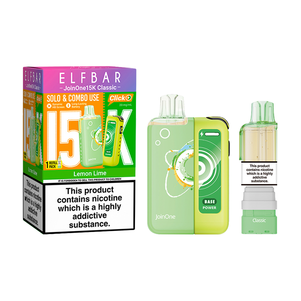 elf bar joinone15 kit lemon lime