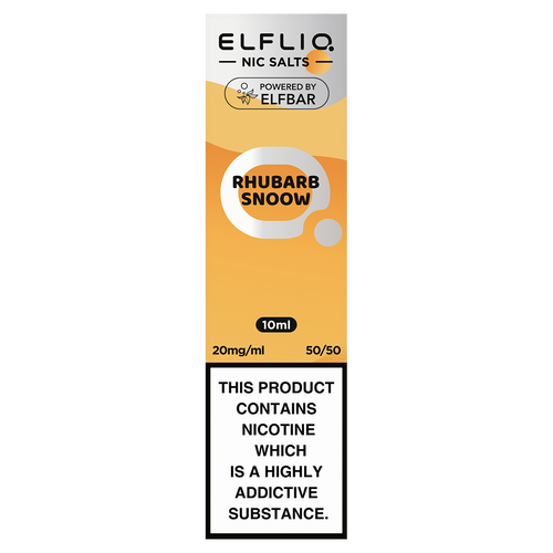 Rhubarb Snoow Elfliq Nic Salt by Elf Bar - 10ml