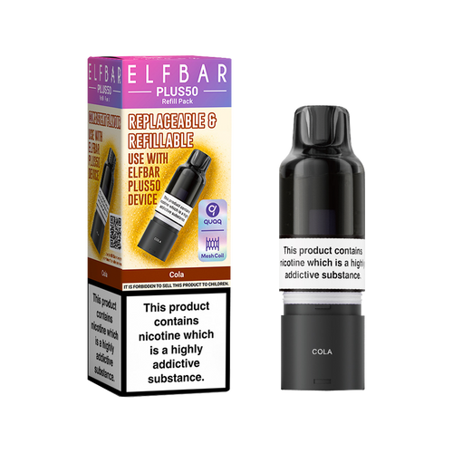 Cola ElfBar Plus 50 Refill Pack