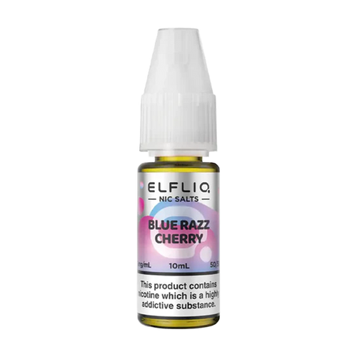 elfbar elfliq nic salts blue razz cherry