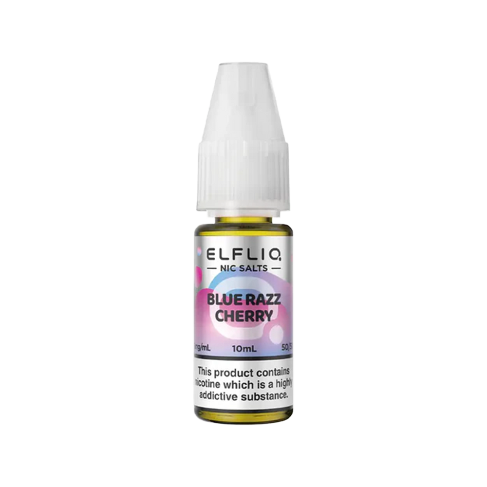 elfbar elfliq nic salts blue razz cherry