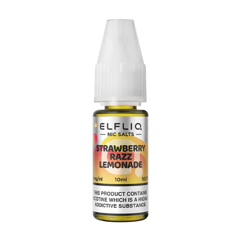 elfbar elfliq nic salts strawberry razz lemonade