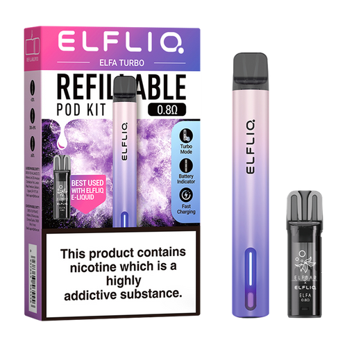 Elfliq Elfa Turbo Pod Kit aurora purple