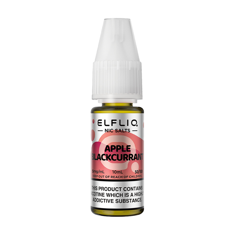elfliq by elfbar nic salts 10ml apple blackcurrent