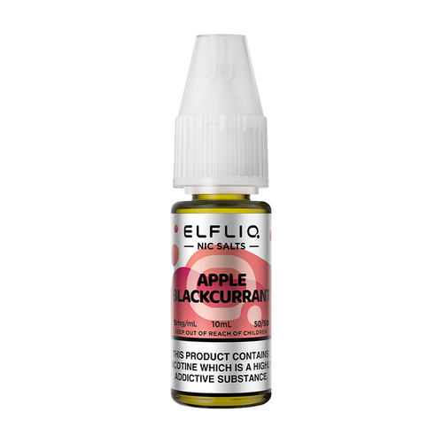 elfliq by elfbar nic salts 10ml apple blackcurrent