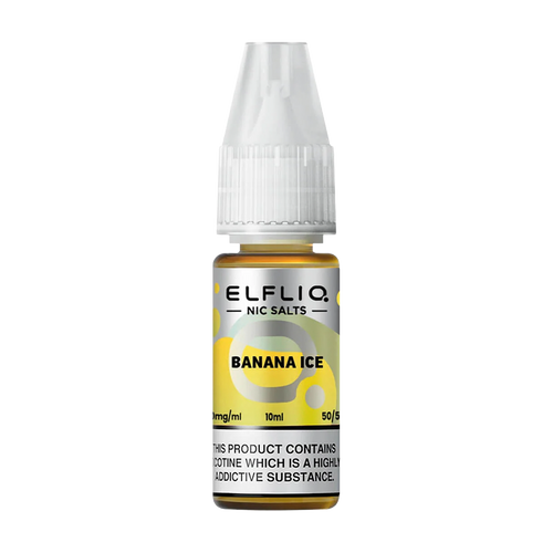 elfliq by elfbar nic salts 10ml banana ice