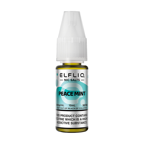 elfliq by elfbar nic salts 10ml peace mint