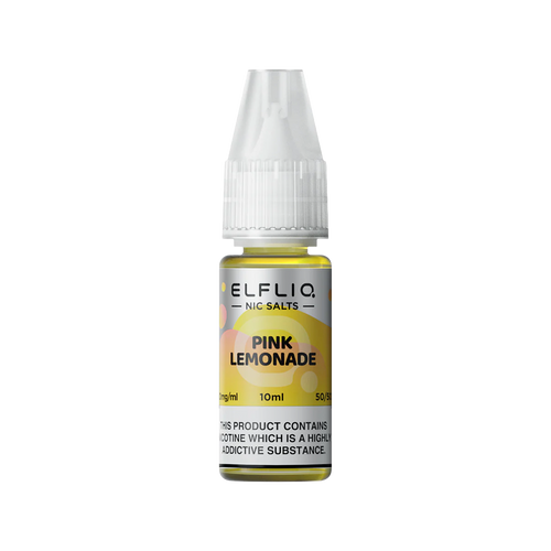 elfliq by elfbar nic salts 10ml pink lemonade