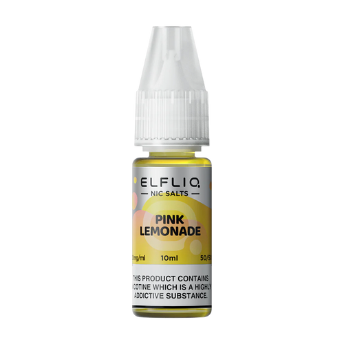 elfliq by elfbar nic salts 10ml pink lemonade