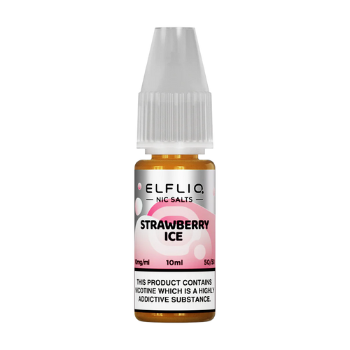 elfliq by elfbar nic salts 10ml strawberry ice