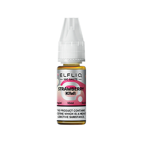 elfliq by elfbar nic salts 10ml strawberry kiwi