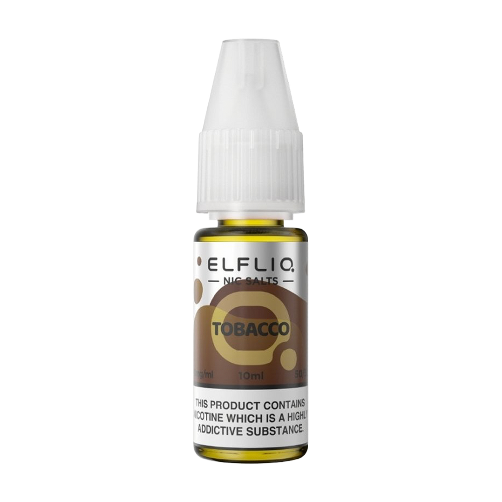elfliq by elfbar nic salts 10ml tobacco