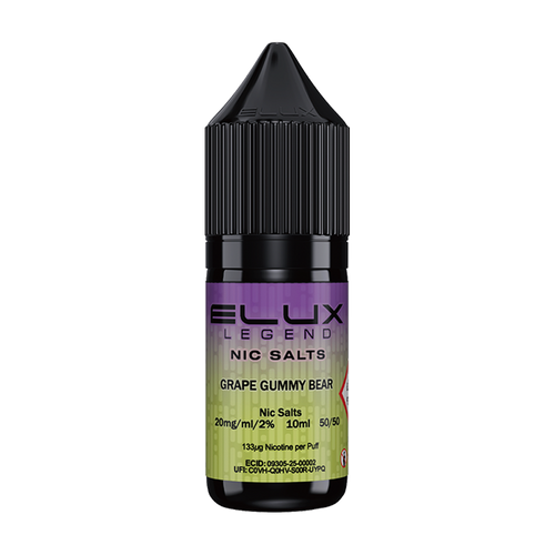 elux 10ml nic salt 10ml grape gummy bear