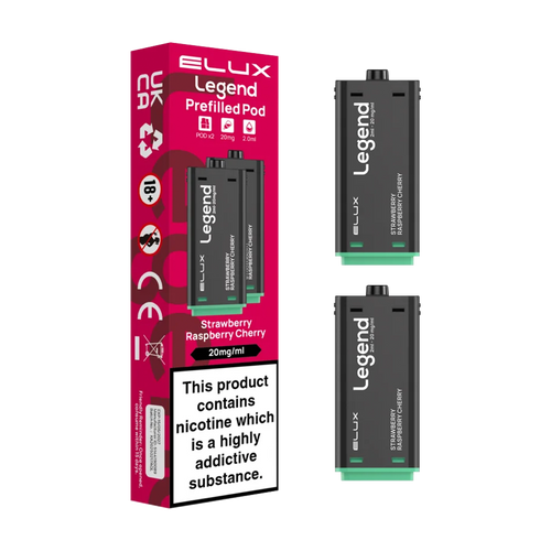 Strawberry Raspberry Cherry Elux Legend 1500 Pods