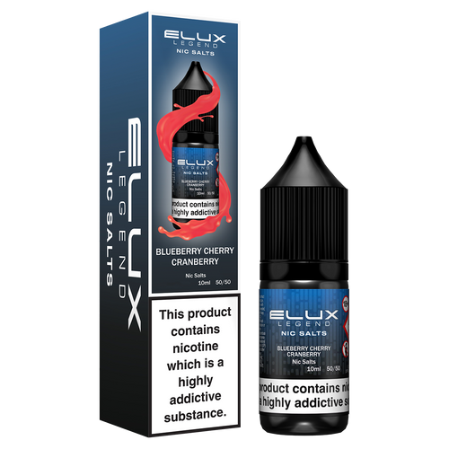 Blueberry Cherry Cranberry Nic Salt by Elux 10ml